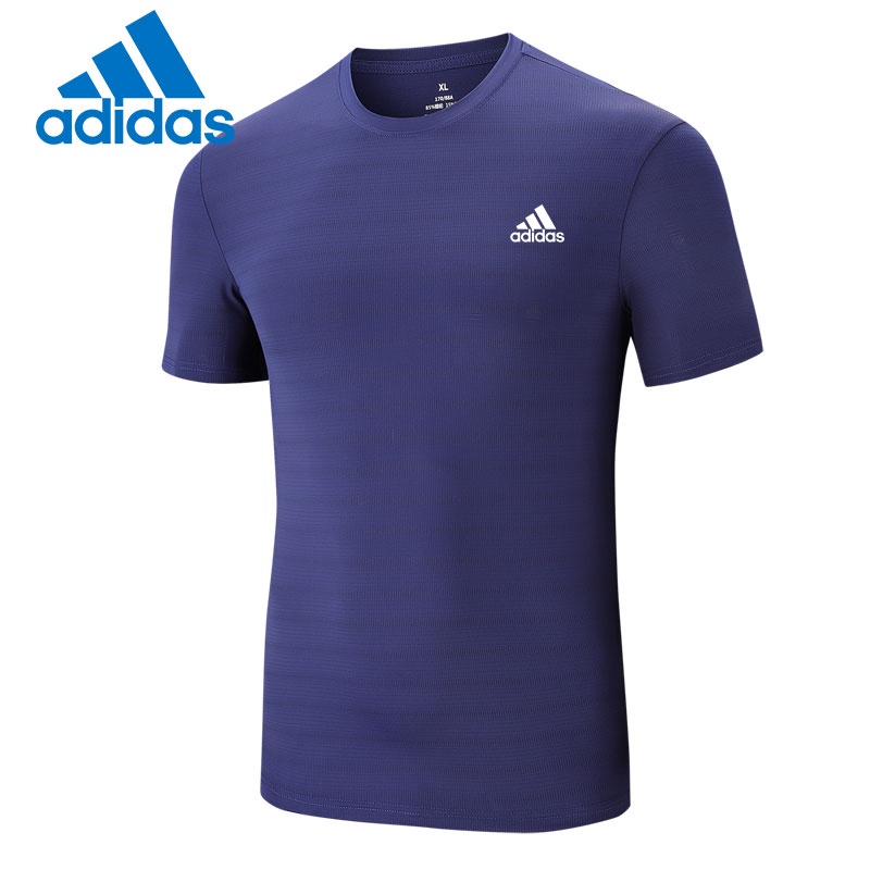 Adidas Áo Thun Thể Thao Ngắn Tay Thoáng Khí Mau Khô Cho Nam