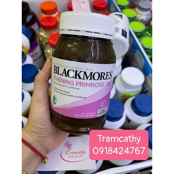 Tinh dầu hoa anh thảo Blackmores Evening Primrose Oil 190 viên