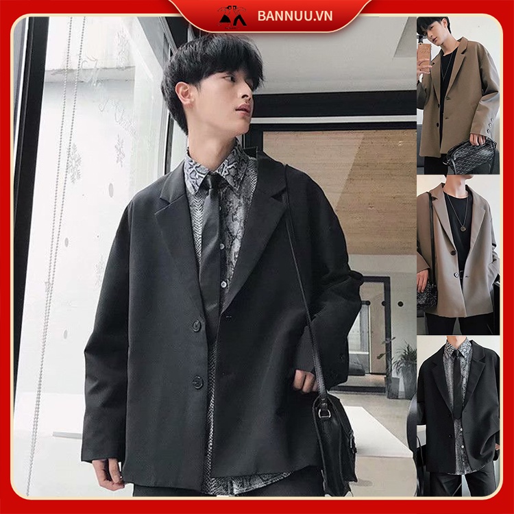Áo khoác blazer dáng rộng thời trang áo khoác blazer nữ phong cách Hàn Quốc Jacket