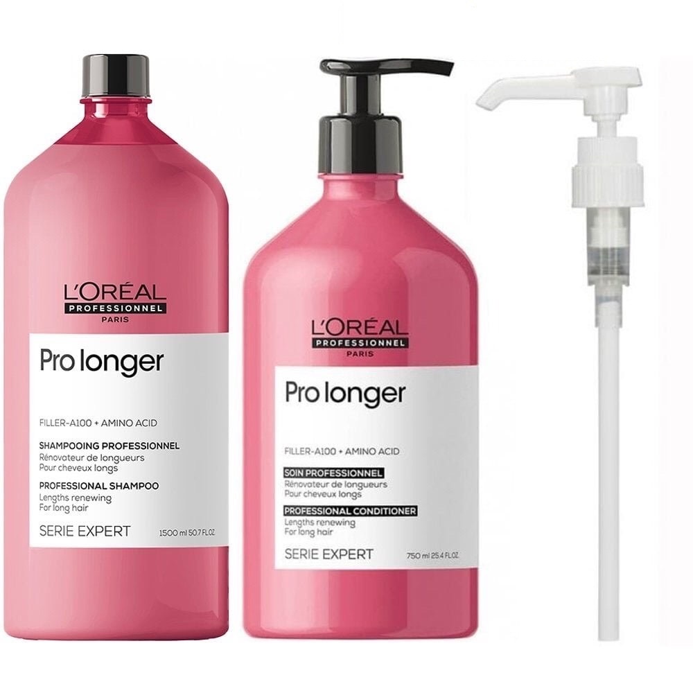 DẦU GỘI LOREAL SERIE EXPERT PRO LONGER - GIẢM GÃY RỤNG, DƯỠNG DÀI VÀ DÀY TÓC 1500ML