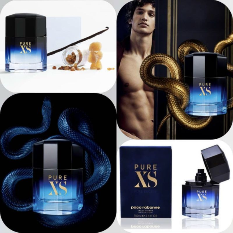 NƯỚC HOA NAM XS RẮN XANH HỘP NHUNG SIÊU THƠM NAM TÍNH MẠNH MẼ 100ML