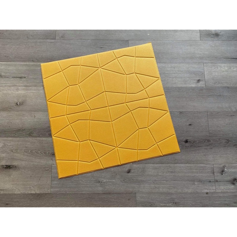 Xốp Dán Tường 3D - Giả Da Kim Cương Vân Lệch