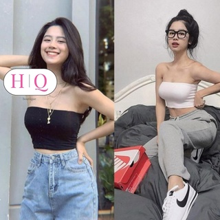 Áo quây ngực nữ chất bozip cực sexy. Croptop dáng ôm màu đen trắng tím SIÊU HOT - HQ Fashion