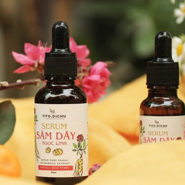 Tinh chất dưỡng da serum chống lão hóa Sâm Dây Ngọc Linh dưỡng ẩm sâu phục hồi da khô sạm, không đều màu | BigBuy360 - bigbuy360.vn