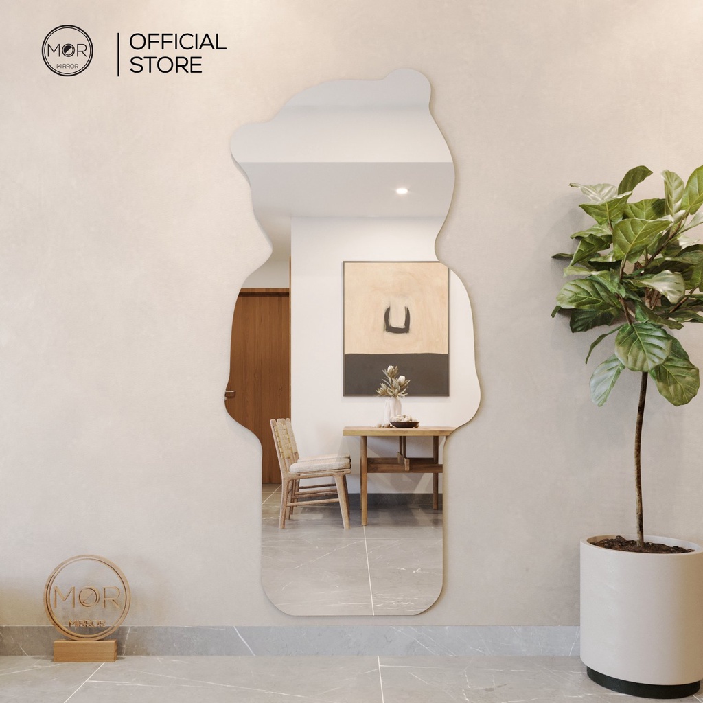 Gương Toàn Thân Decor Hình Chú Gấu Cao Cấp MOR Mirror Nhiều Kích Thước Đầy Đủ Phụ Kiện