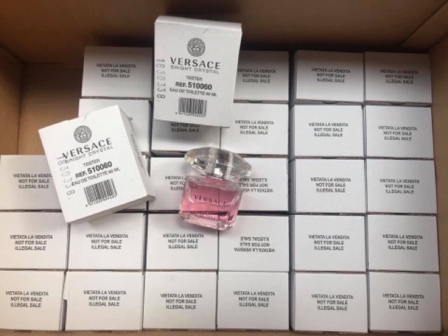Nước hoa nữ tester versace bright crystal 90ml tester (hình thực tế tự chụp) | Thế Giới Skin Care