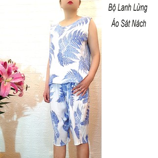 Xả Hàng Đồ Bộ Mặc Nhà Vải Lanh ( Vải Tole) Mềm, Mát