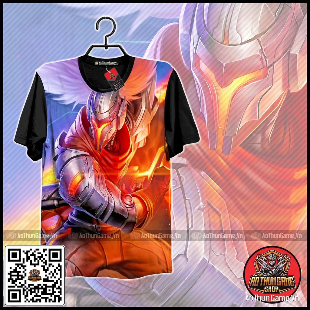 ☘️ Áo liên minh huyền thoại Yasuo siêu phẩm cực đẹp (3D Đen) Áo đấu Game Tốc Chiến LMHT LoL ☘️ (Shop AoThunGameVn)