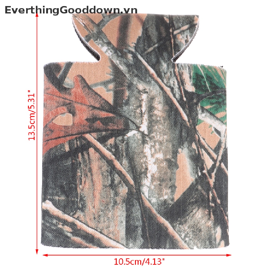 Everthinggooddown Set 5 Vỏ Bọc Lon Bia Bằng Cao Su Tổng Hợp Nhỏ Gọn Dùng Khi Đi Cắm Trại
