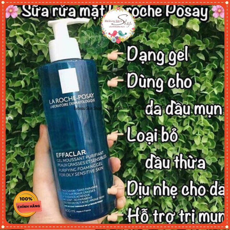 Sữa rửa mặt Laroche Posay Gel 400ml