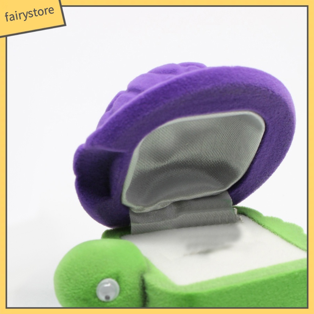 Hộp đựng trang sức nhẫn cưới hình con rùa dễ thương