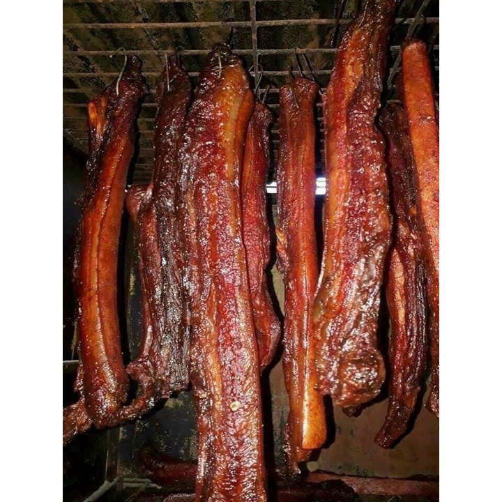 Thịt lợn ba chỉ sấy gác bếp Sapa chuẩn vị Tây Bắc, nhà làm không chất bảo quản, ăn thơm và bùi kèm tặng chẳm chéo | BigBuy360 - bigbuy360.vn