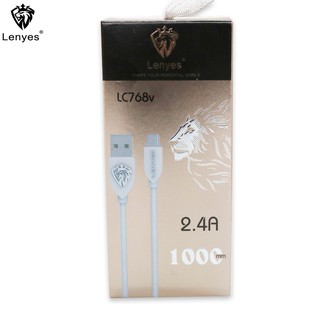 Cáp Sạc Nhanh Type-C , Lightning , Micro USB cho Iphone , Android ... Cáp sạc nhanh 3.0 Lenyes LC768