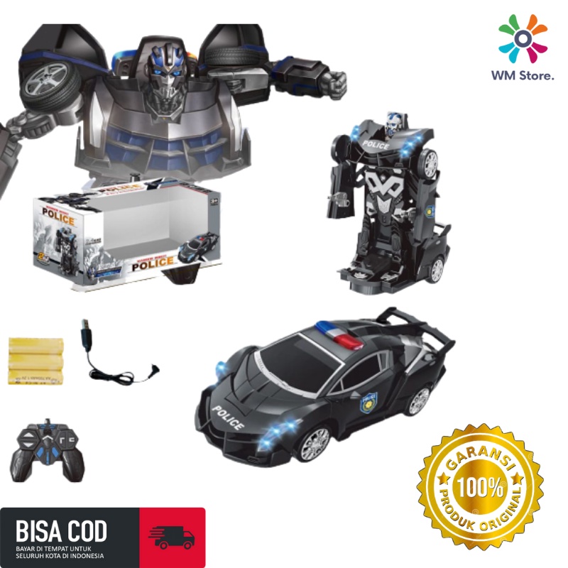 LAMBORGHINI Đồ Chơi Xe Hơi Biến Hình Robot Điều Khiển Từ Xa RDR1050