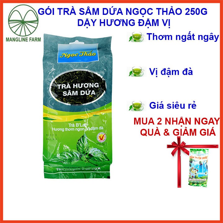 Trà sâm dứa Ngọc Thảo 250g đồ uống thơm ngon đặc sản Đà Lạt giá siêu rẻ