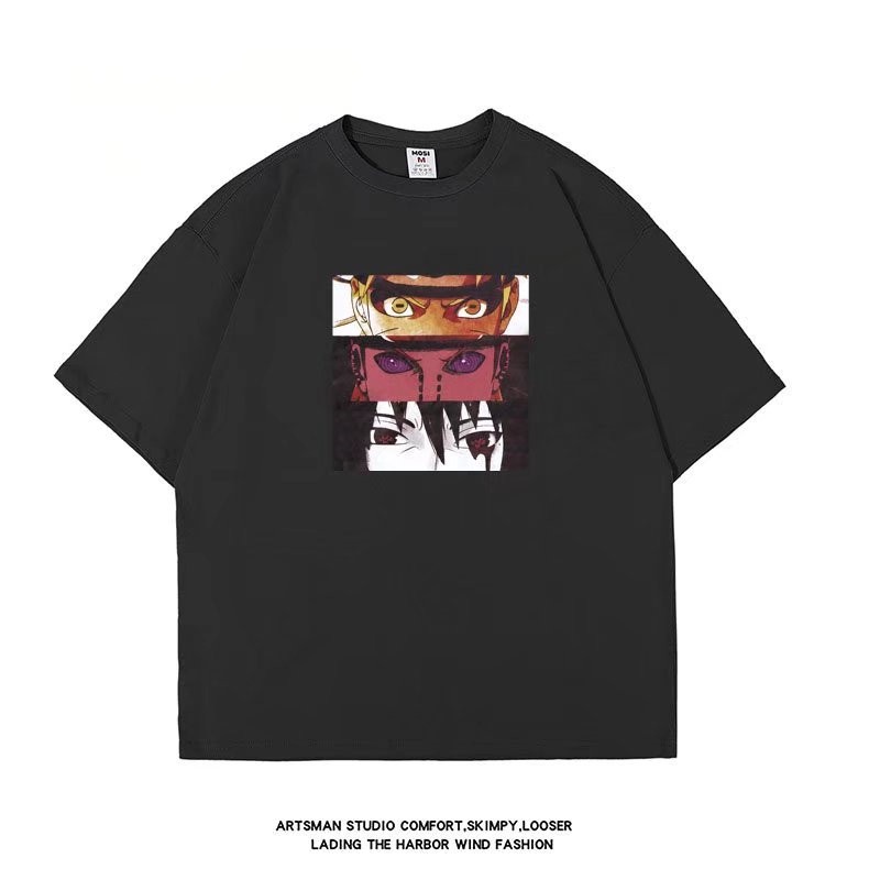 Áo Thun Tay Ngắn In Họa Tiết Hoạt Hình Thời Trang Mùa Hè Cho Nam Và Nữ Size M-8XL