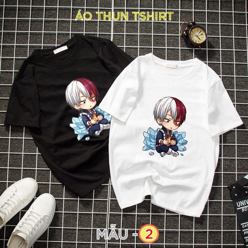 Áo thun tay lỡ nam nữ   - Áo phông form rộng Unisex họa tiết anime độc đáo vải dày mịn