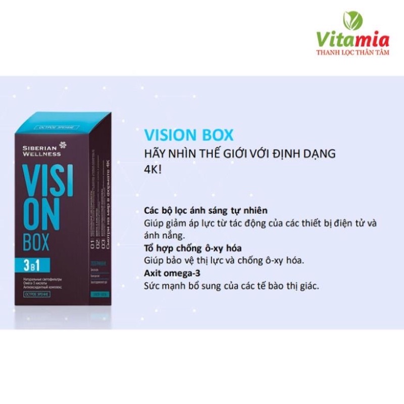 Tăng cường thị lực bảo vệ mắt Vision box siberian