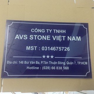 BẢNG HIỆU CÔNG TY 20 CM X 30CM