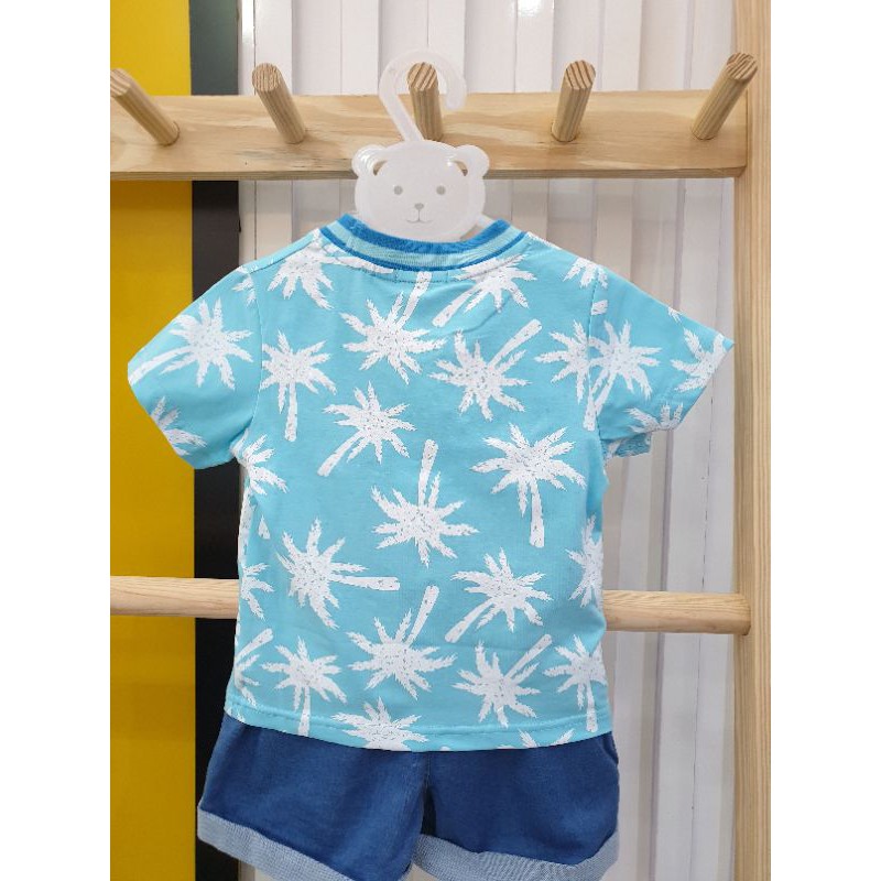 Bộ bé trai chim cánh cụt xanh