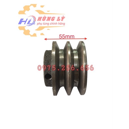 Puly 28*80mm 2 rãnh B puly các loại phụ tùng ô tô phụ tùng máy nông nghiệp phụ tùng Hùng Lỳ