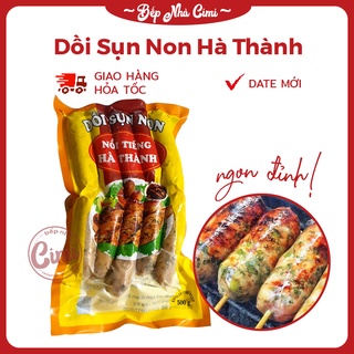 Dồi sụn non hà thành 500g - dồi sụn hà thành loại 1 nhiều sụn - bếp nhà cimi