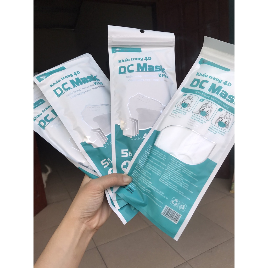 Khẩu trang DC Mask ( sét 5  túi gồm 50 khẩu trang)