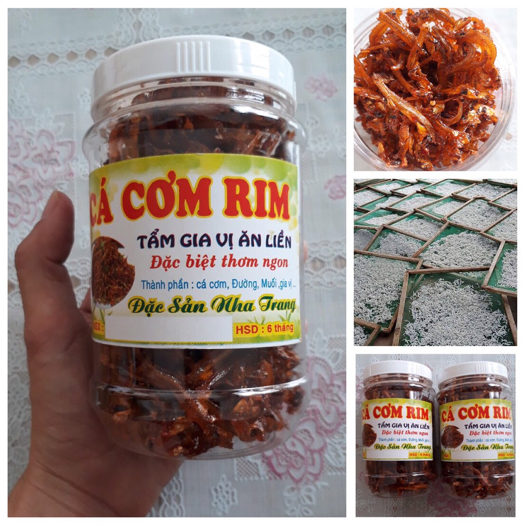 Hũ 200gr cá cơm rim giòn - cá cơm mờm sữa rim