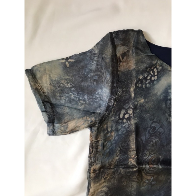 Váy Đầm Trung Niên - Chất Liệu Voan Tơ - Form Suông Hơi A - Size Từ 48Kg đến 87Kg