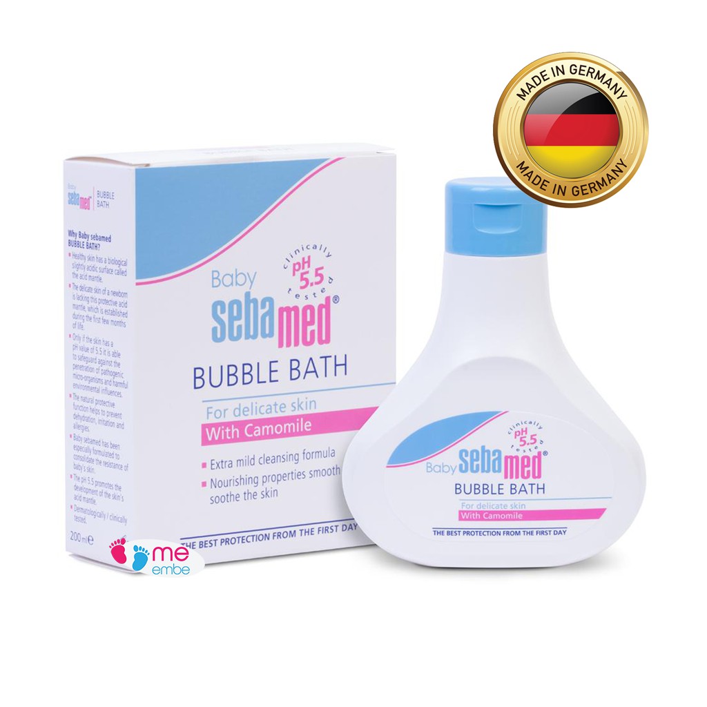 Sữa tắm dịu nhẹ cho bé Sebamed pH5.5 [Nhập Khẩu Chính Hãng]