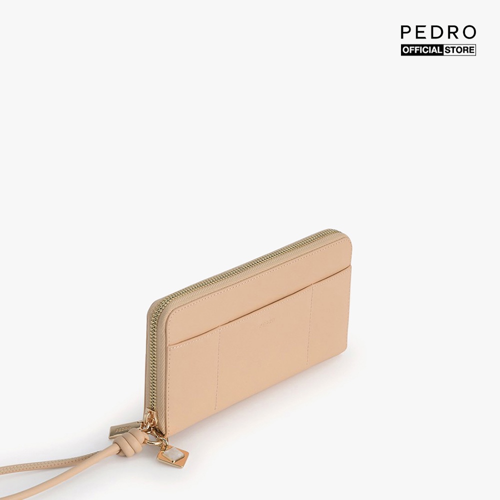 PEDRO - Ví nữ cầm tay dáng dài phối zip Long Leather Zip PW4-16500024-44
