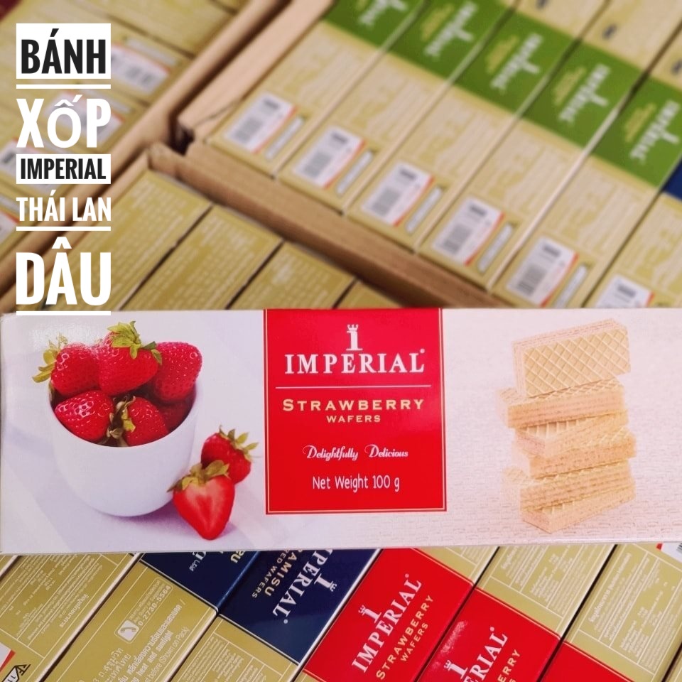 Bánh Xốp Imperial Thái Lan (Dâu/ Tiramisu/ Coconut / Chocolate Hazelnut) Hộp 100Gr | BigBuy360 - bigbuy360.vn