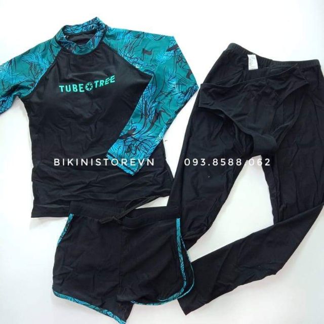 BikiniStoreVn: Đồ bơi tay dài quần dài quần đùi S64