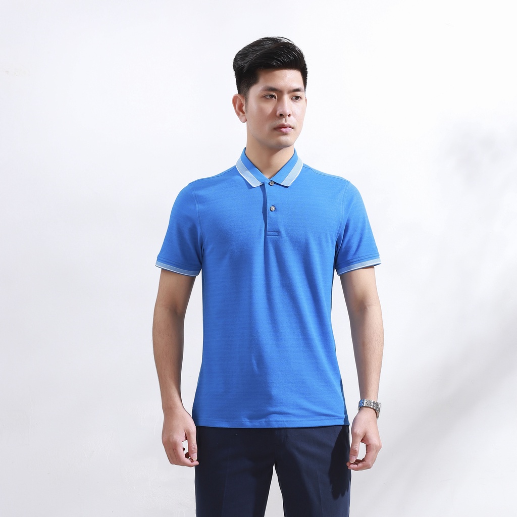 Áo polo nam ARISTINO dáng Regular fit suông nhẹ, cổ áo bo rib, Bamboo mềm mịn, 2 màu trẻ trung lịch lãm - APS010S8