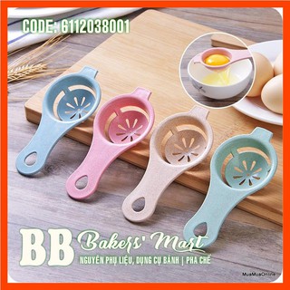 Dụng cụ tách lòng đỏ trứng SẮC MÀU PASTEL - 1 cái (MÀU SẮC NGẪU NHIÊN)