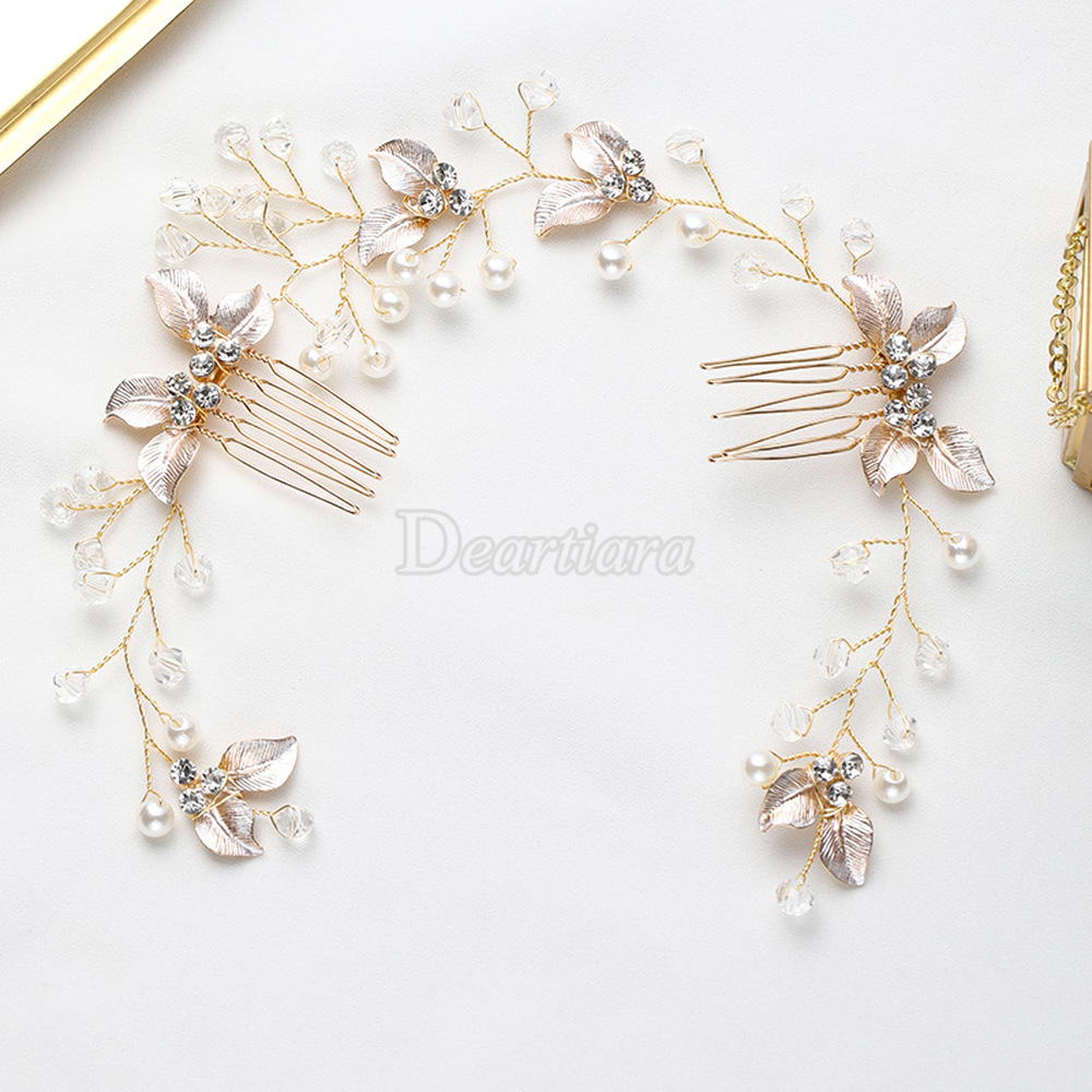 Dây Hoa Trang Trí Tóc Cho Cô Dâu