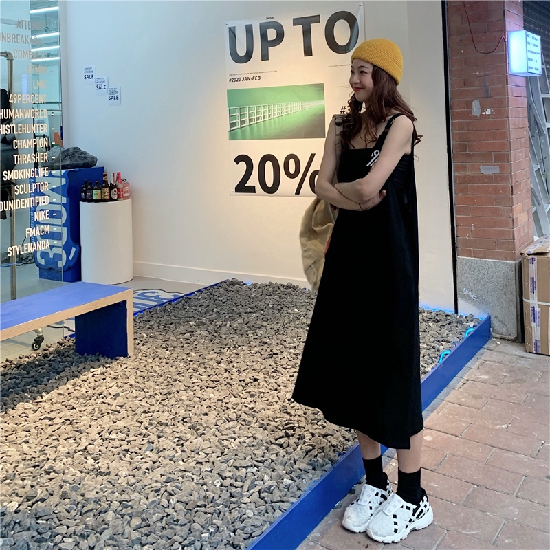 Váy không tay dáng rộng dài thời trang sành điệu cho nữ