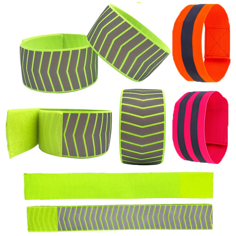 Băng đeo cổ tay phản quang in chữ thiết kế chất lượng cao