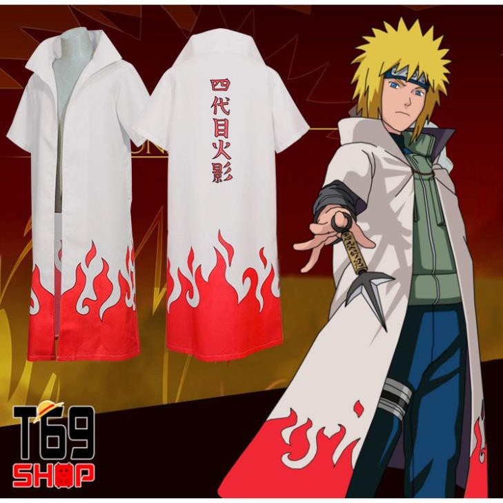 Áo choàng cosplay Minato Hokage Đệ Tứ - anime Naruto new 👈