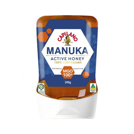 MẬT ONG CAPILANO MANUKA ACTIVE HONEY 100+MGO 340G CỦA ÚC. Date 01/2027