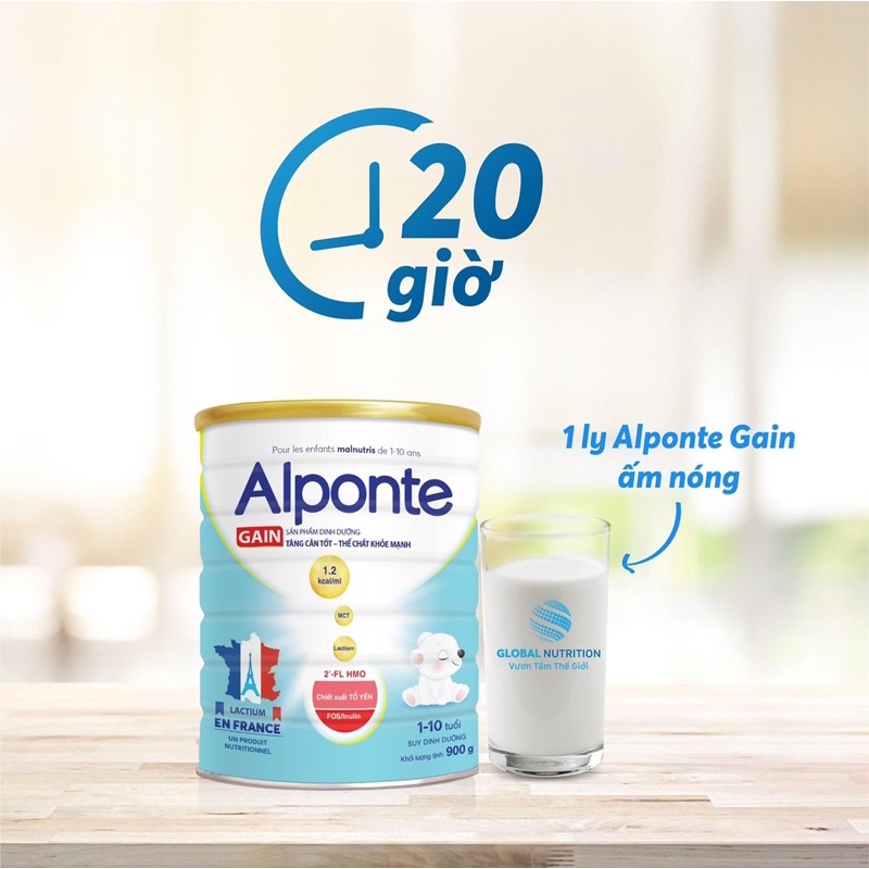 Sữa bột Alponte Gain 0+ 1+ 800g