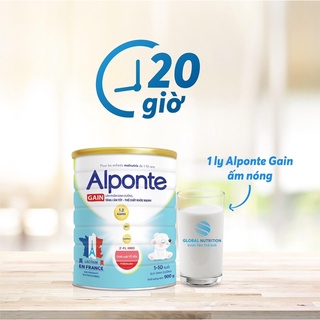 Sữa bột Alponte Gain 0+ 800g, Sữa bột Alponte Gain 0+ 400g, Sữa bột Alponte Gain 1+ 800g