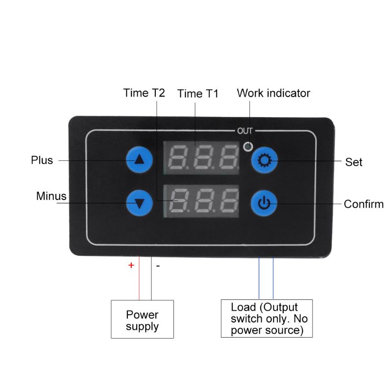 Mô Đun Hẹn Giờ Kỹ Thuật Số 0.1s - 999h