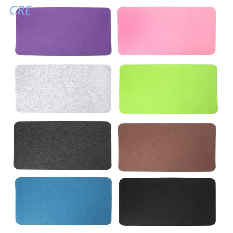 CRE  Large Felt Cloth Mouse Pad Non-slip Mouse Pad Mouse Mat for Office desk pad