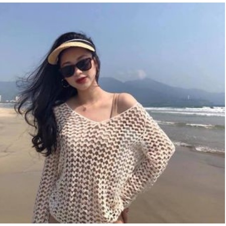 Áo khoác lưới trái tim mặc ngoài bikini siêu hot VATIXA AKL