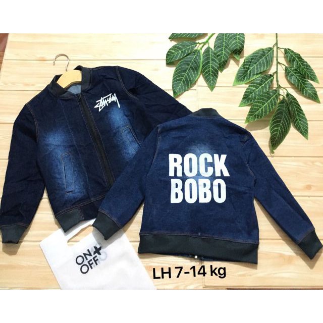 Áo khoác bò Rockbo cho bé trai bé gái