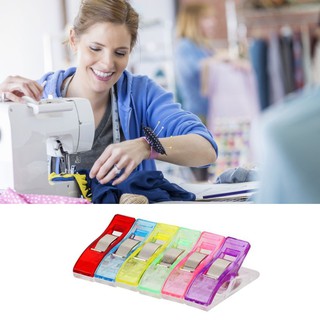 Bộ 50 Nhựa Đa Năng Móc Treo Kẹp Nhiều Màu Sắc May Kẹp Thủ Công Quilt Ràng Buộc Kẹp
