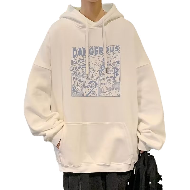 Áo hoodie In Chữ Thời Trang Hàn Quốc Chất Lượng Cao Size M-5XL Cho Nam