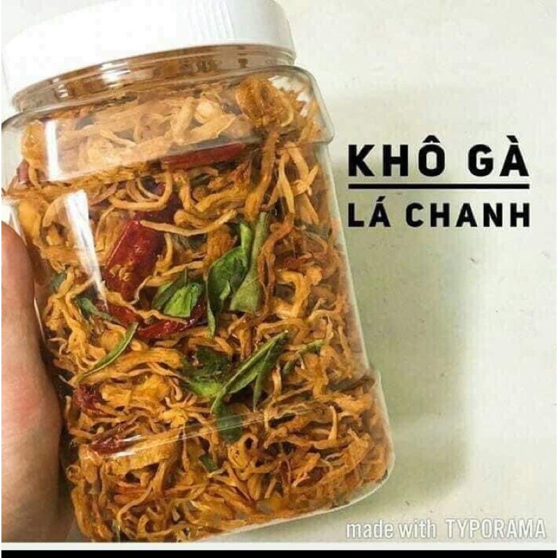 1KG KHÔ GÀ XÉ CAY TẨM LÁ CHANH LÀM TỪ THỊT GÀ TƯƠI LOẠI 1