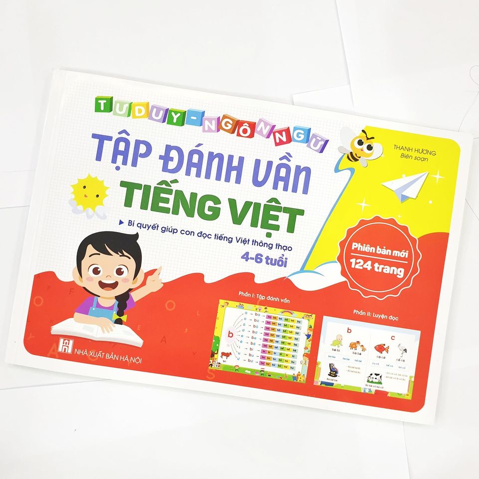 Sách -Tập Đánh vần Tiếng Việt bí quyết giúp con đọc thông thạo 4-6 tuổi